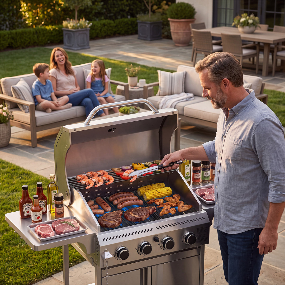 COWSAR Gas Grill BA0140F
