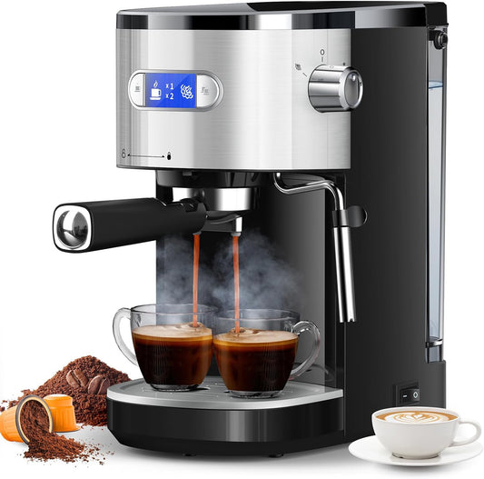 Cowsar 20 Bar Compact Espresso Machine