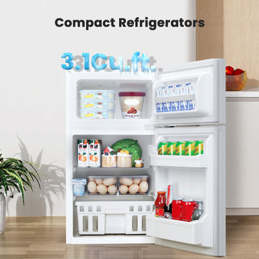 3.1 cu. ft. 2-Door Compact Mini-Refrigerator