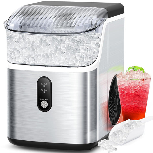 Cowsar 34lbs/24H Nugget Ice Makers Countertop