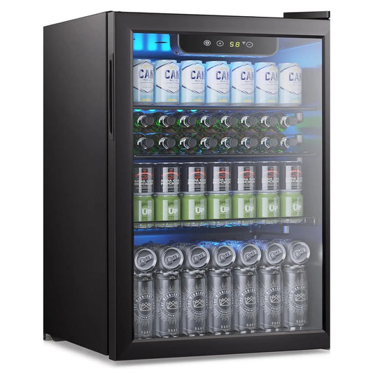 Cowsar 4.4/3.2/2.6 Cu.Ft Beverage Refrigerator Cooler, Reversible door