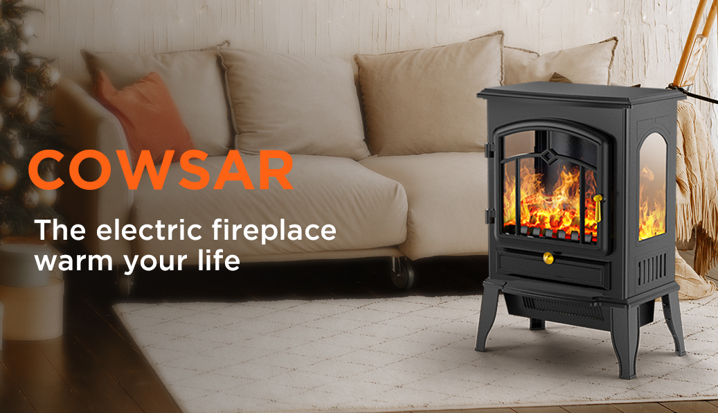 Embracing Winter Warmth: The Advantages of the COWSAR Electric Fireplace Stove