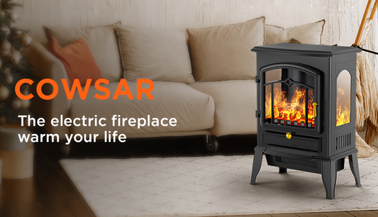 Embracing Winter Warmth: The Advantages of the COWSAR Electric Fireplace Stove