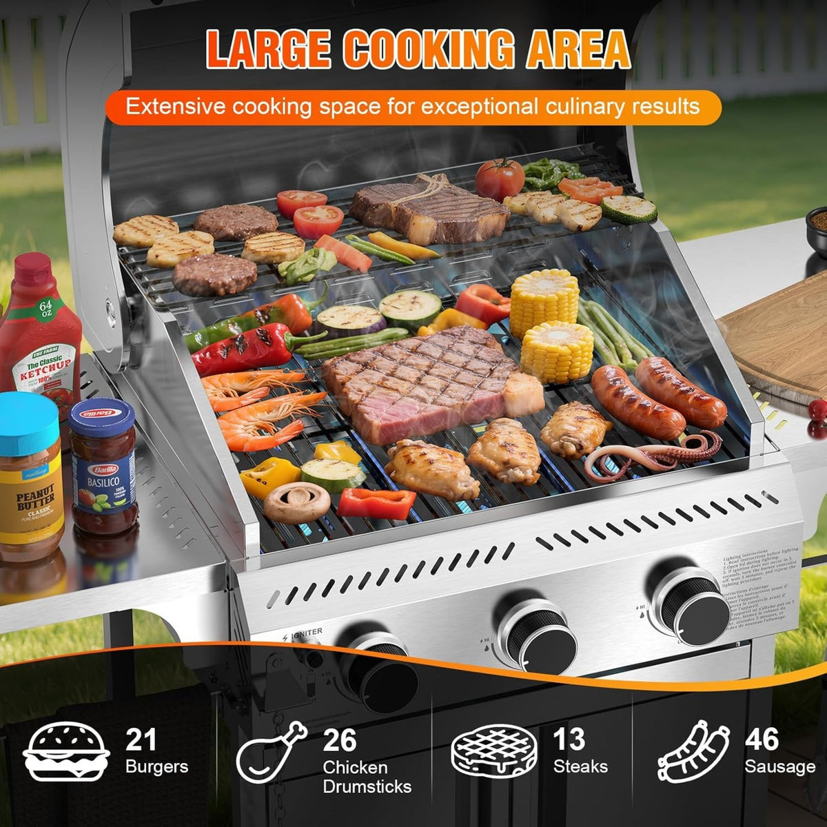 COWSAR Gas Grill BA0030F