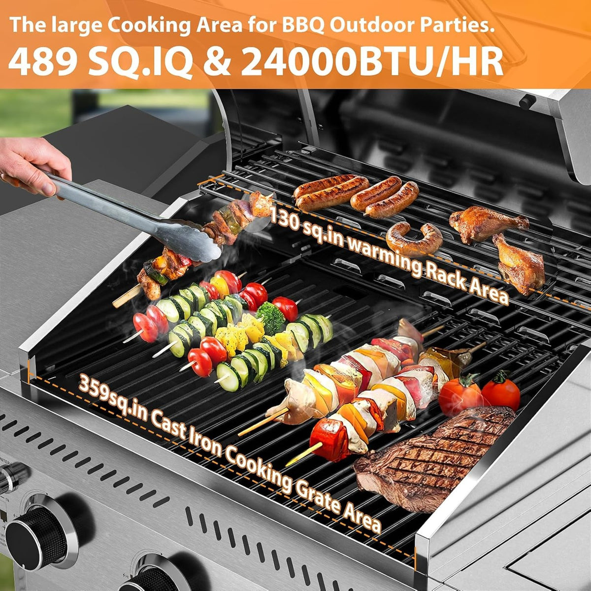 COWSAR Gas Grill BA0031B
