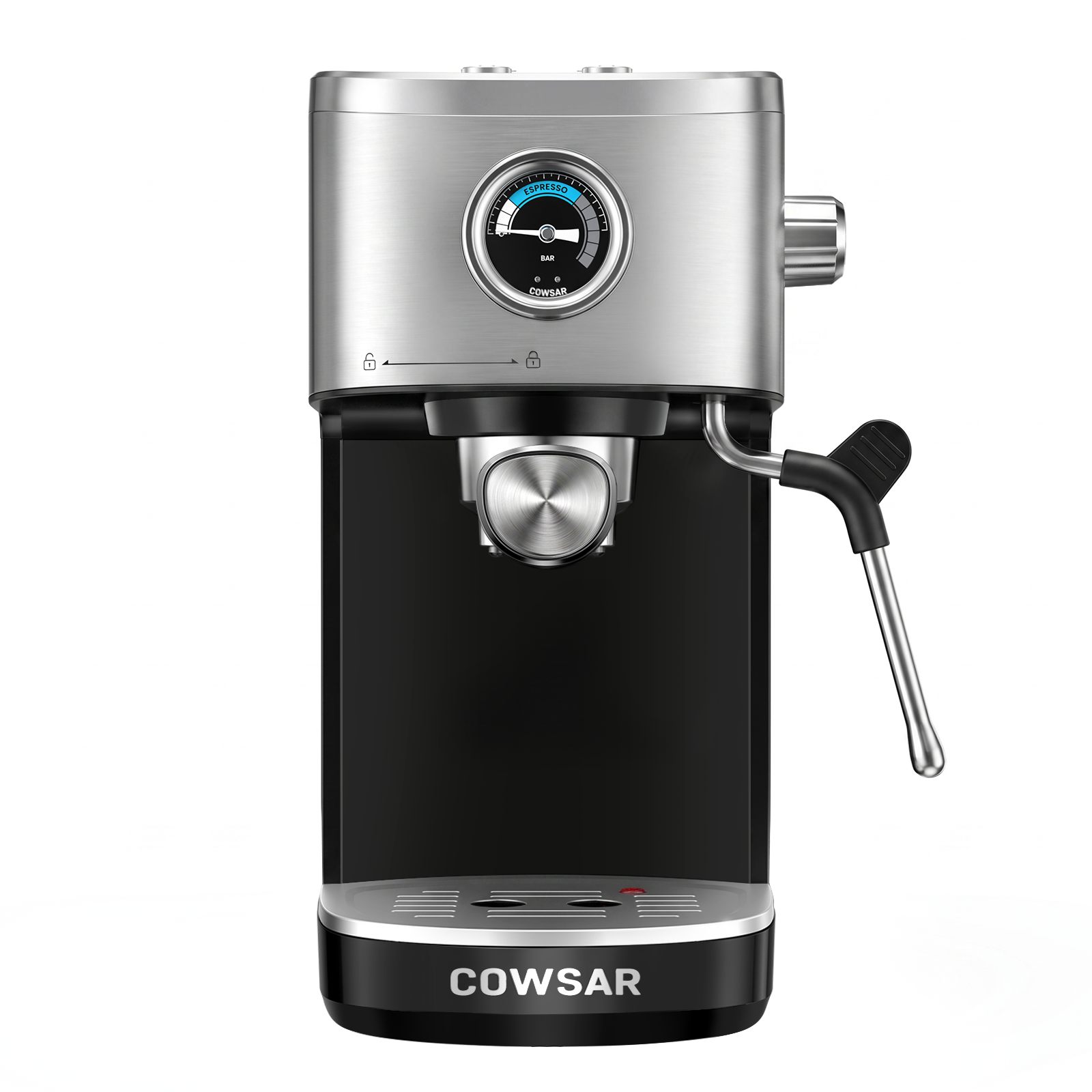 COWSAR 20 Bar Espresso Machine with Fast Heating System, Brew Ready in 5s, 3s Instant Steam