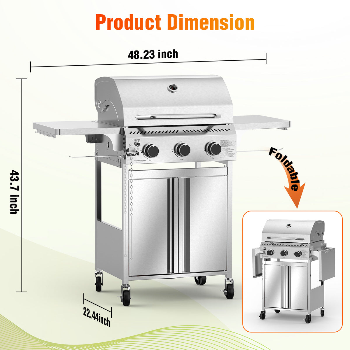 COWSAR Gas Grill BA0141B