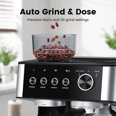 20 Bar Espresso Coffee Machines with Grinder