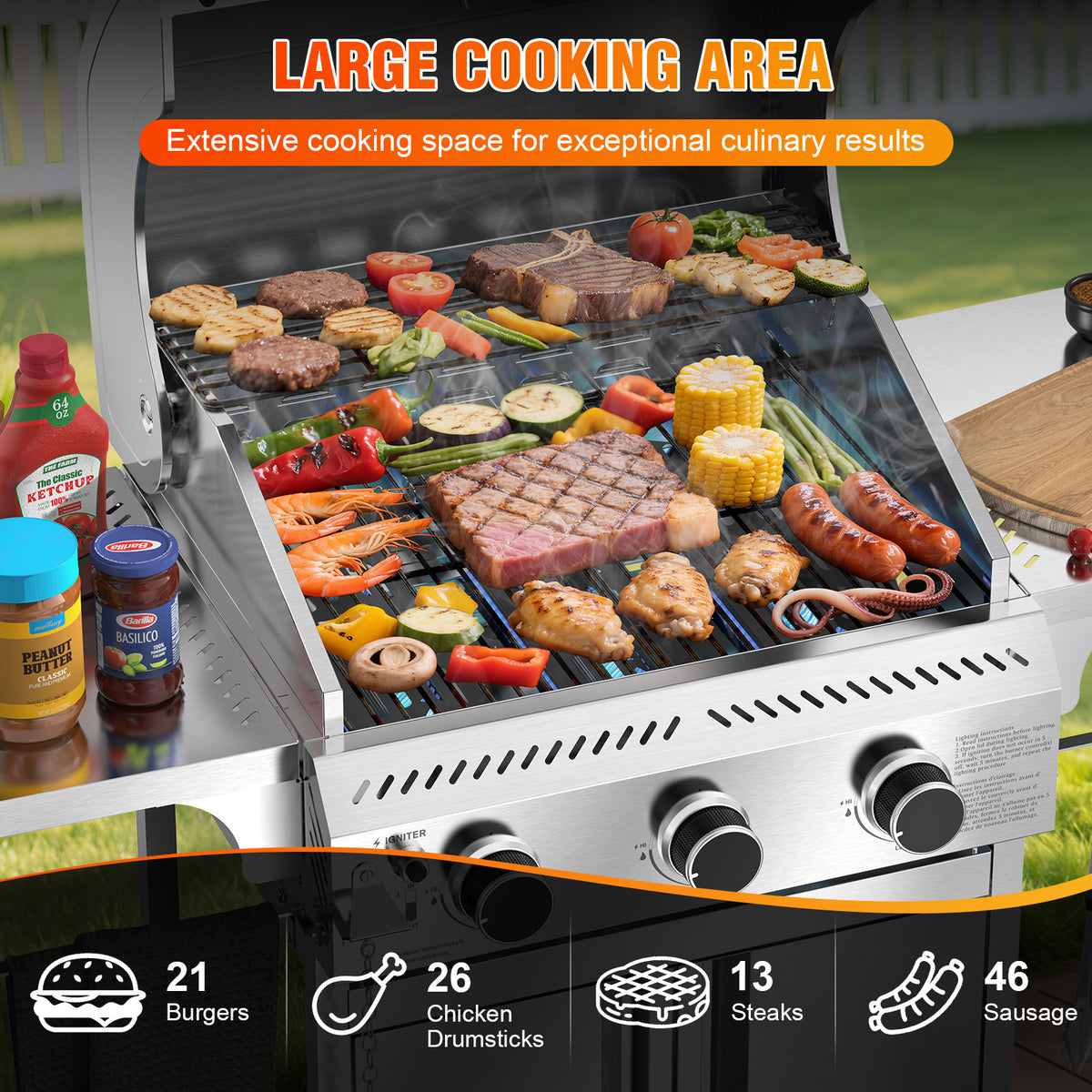 COWSAR Gas Grill BA0141B