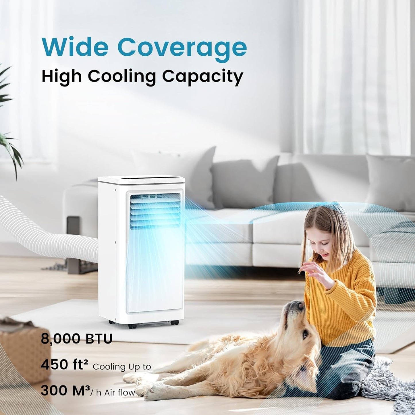 8000 BTU Portable Air Conditioners