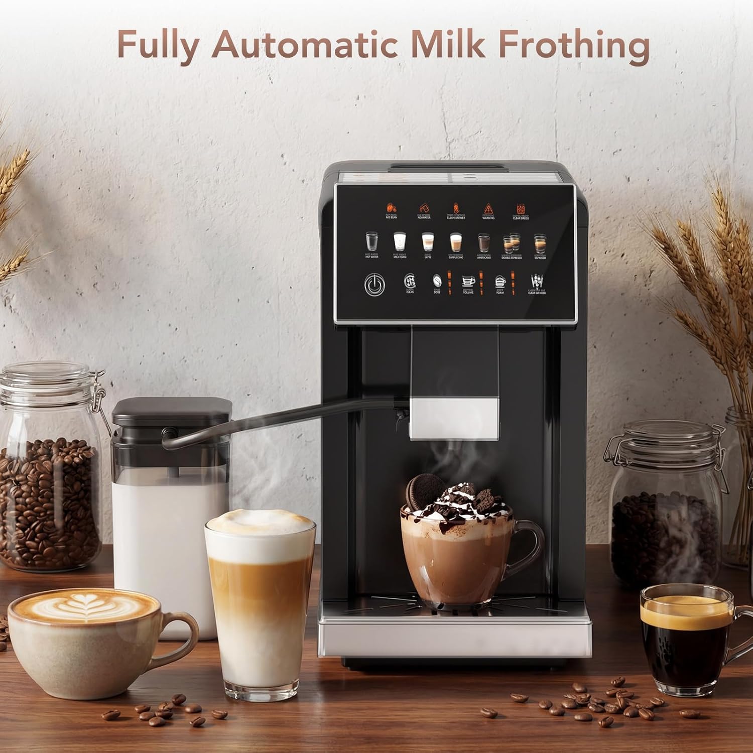 20 Bar Super Fully Automatic Coffee Machine with Grinder