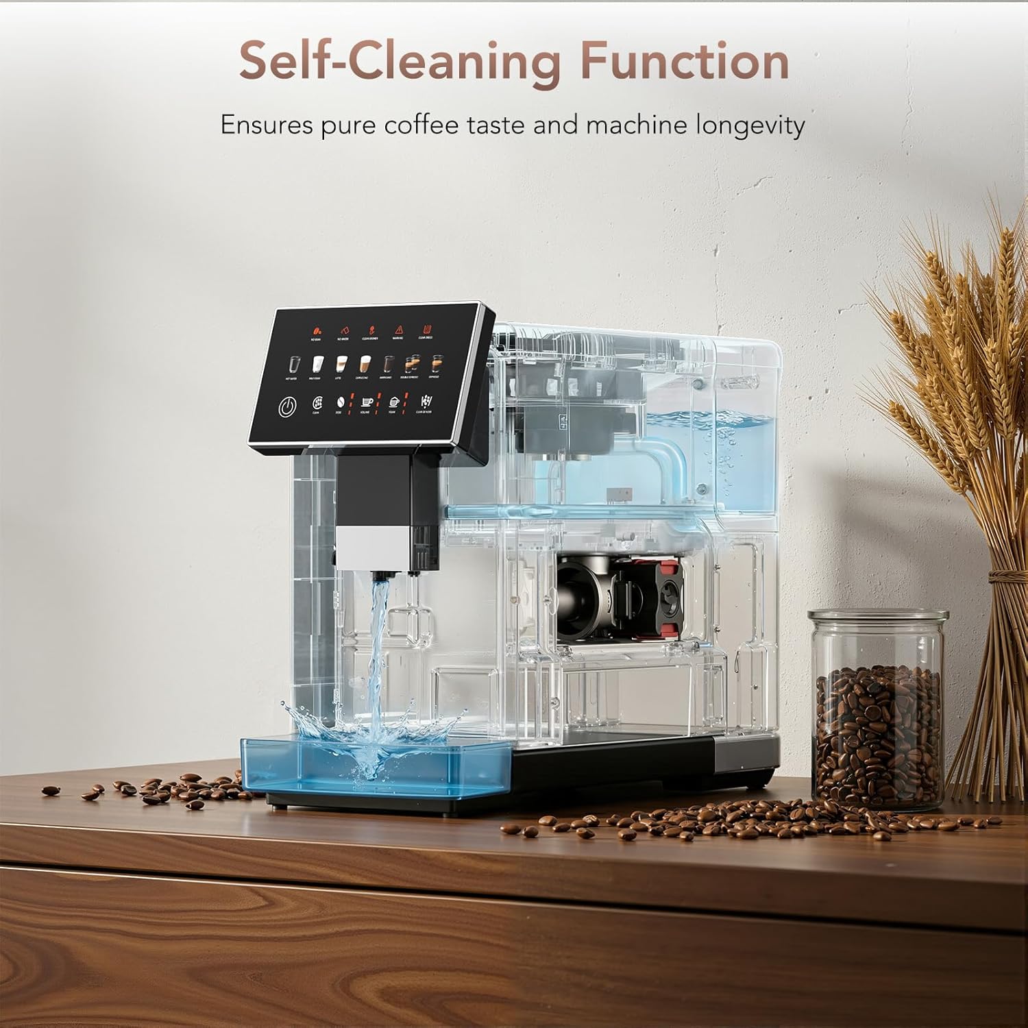 20 Bar Super Fully Automatic Coffee Machine with Grinder