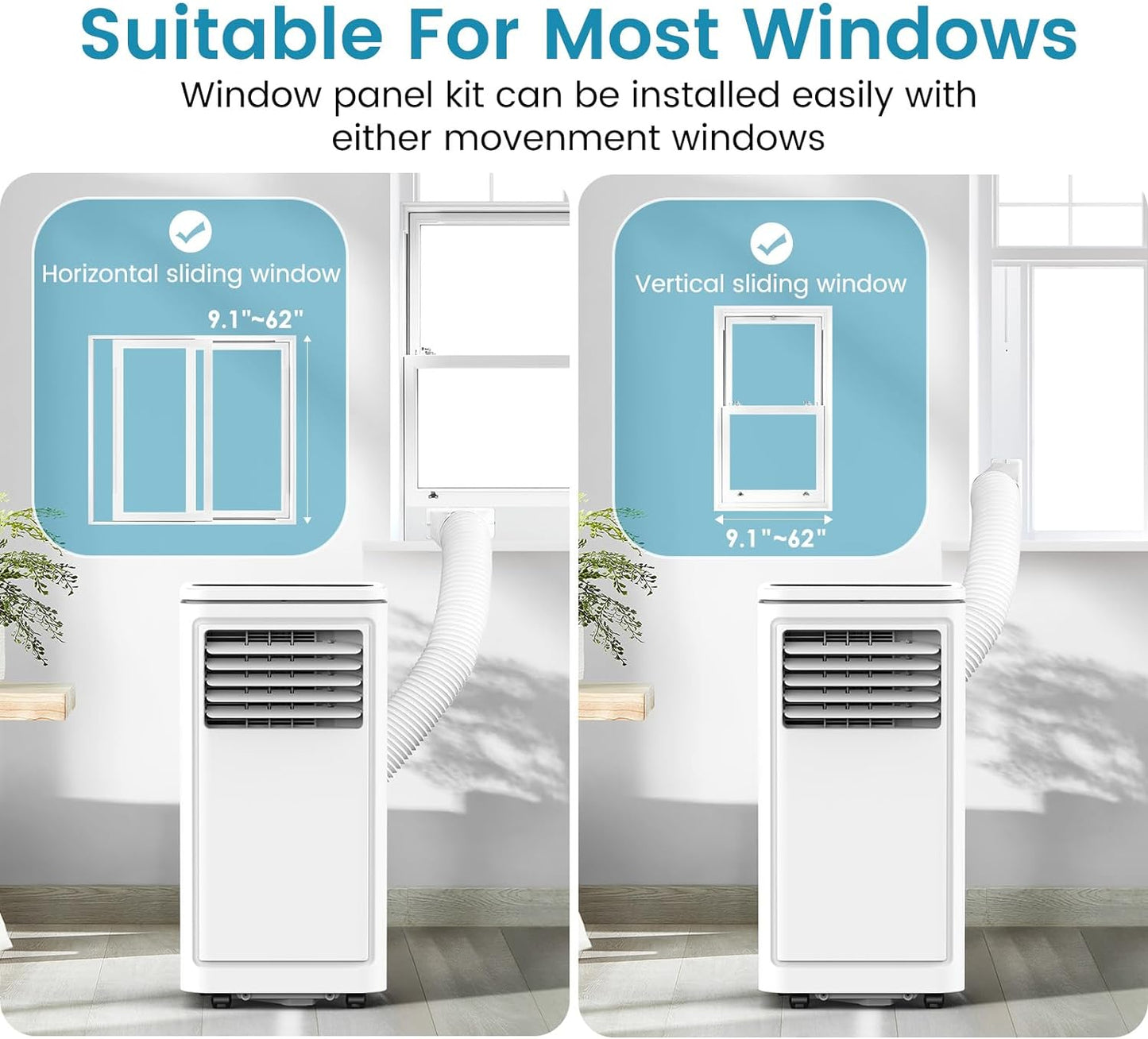 8000 BTU Portable Air Conditioners