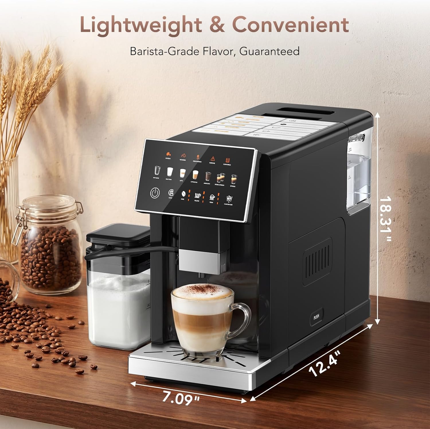 20 Bar Super Fully Automatic Coffee Machine with Grinder