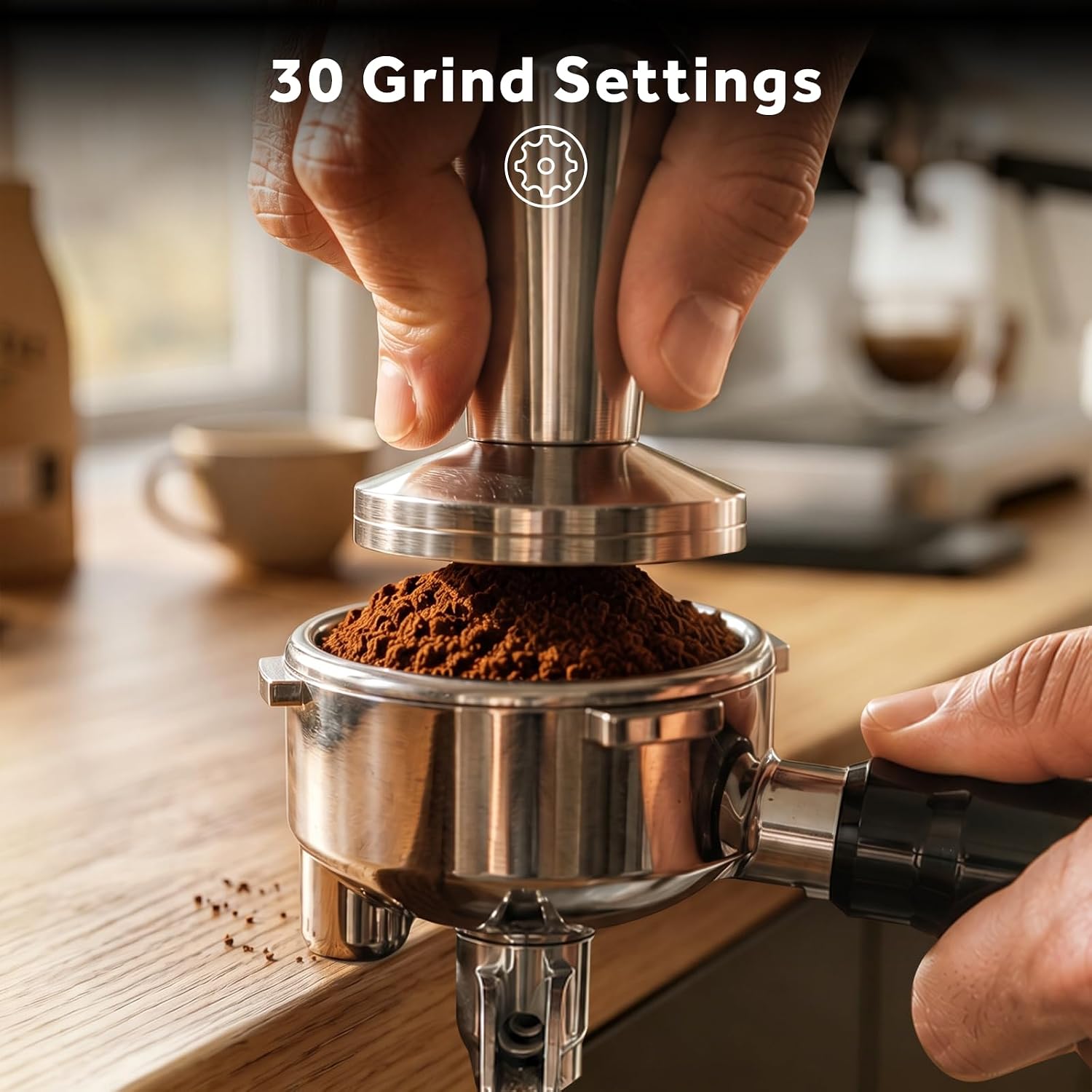 Cowsar 20 Bar Espresso Machine with Grinder