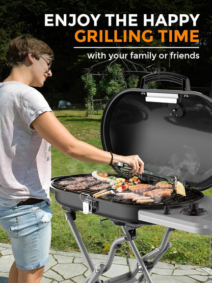 Portable 15000 BTU Propane Gas Grill