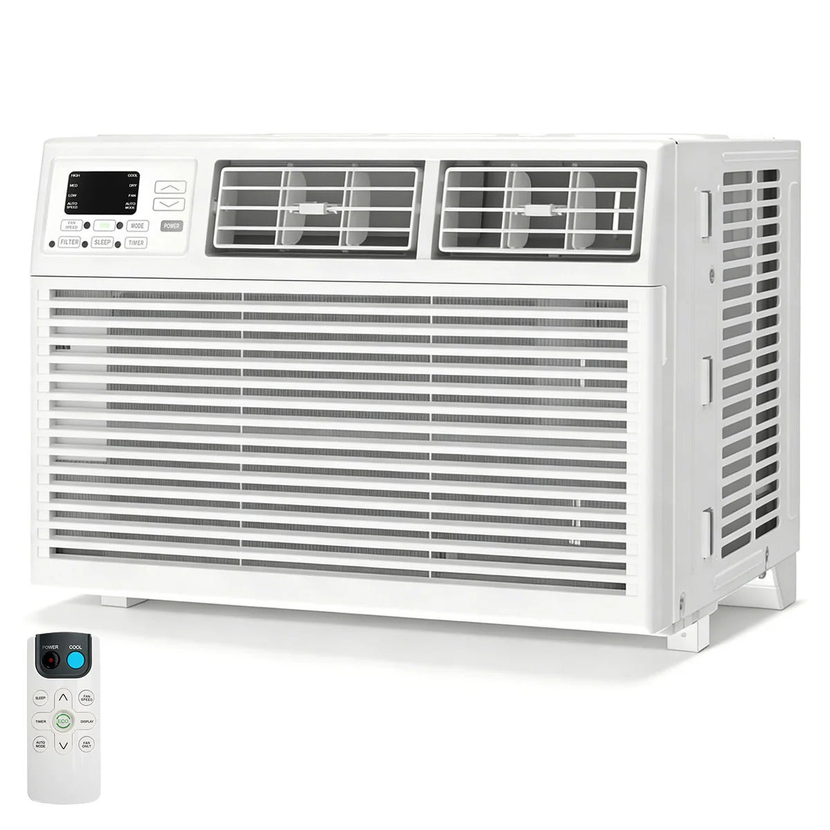 COWSAR U-Shaped Window Air Conditioner 8000-10000–12000 BTU, Quiet Smart AC with Remote & Timer, Cools 450–550 Sq.Ft.