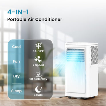 Portable Air Conditioners, 10000 BTU Up to 450 Sq.Ft