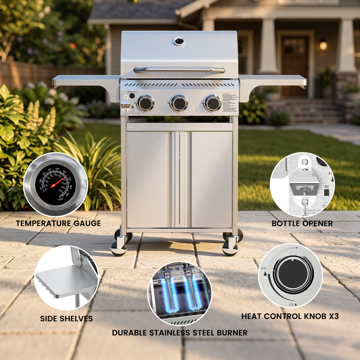 COWSAR Gas Grill BA0030F