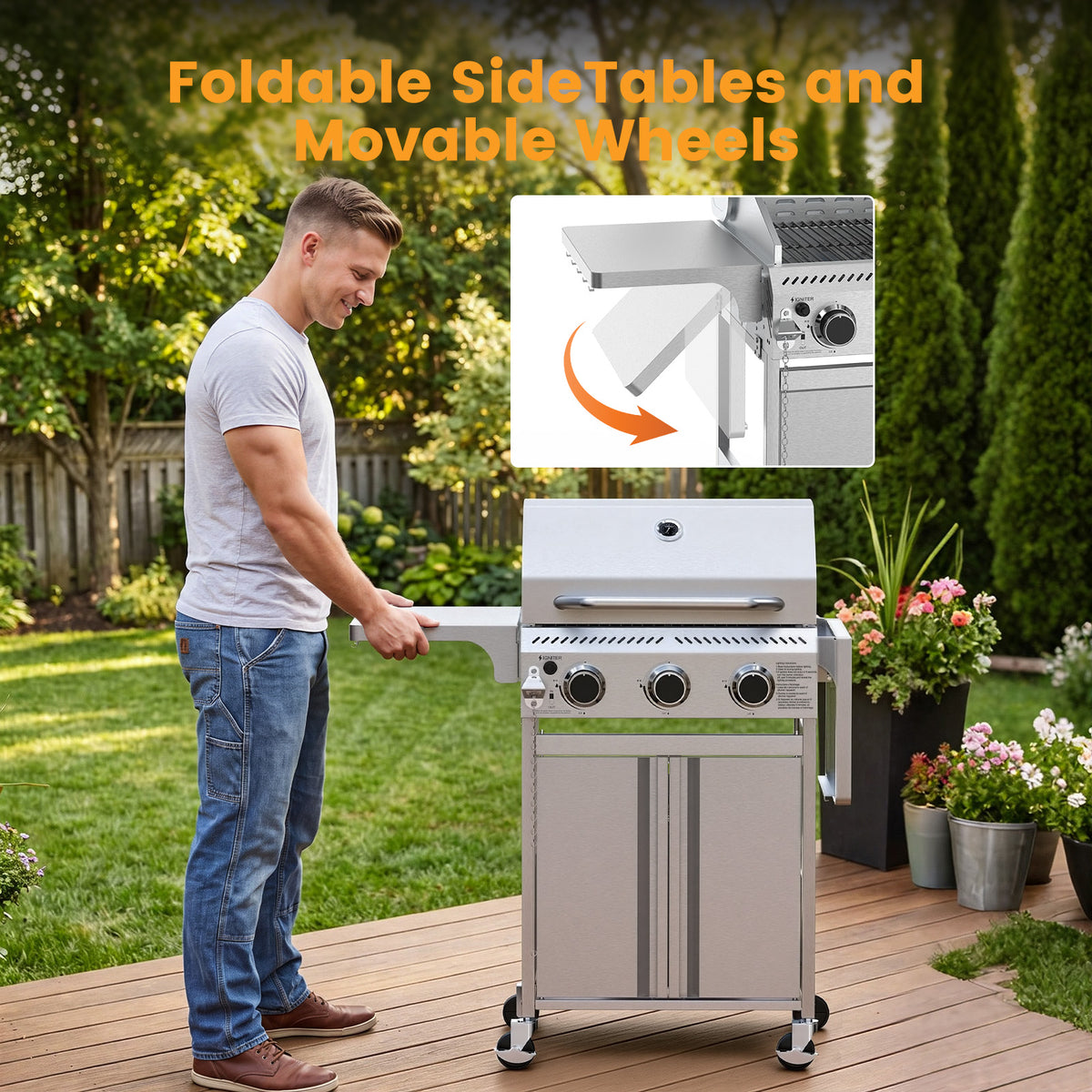 COWSAR Gas Grill BA0030F