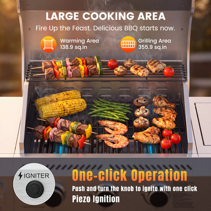 COWSAR Gas Grill BA0031B