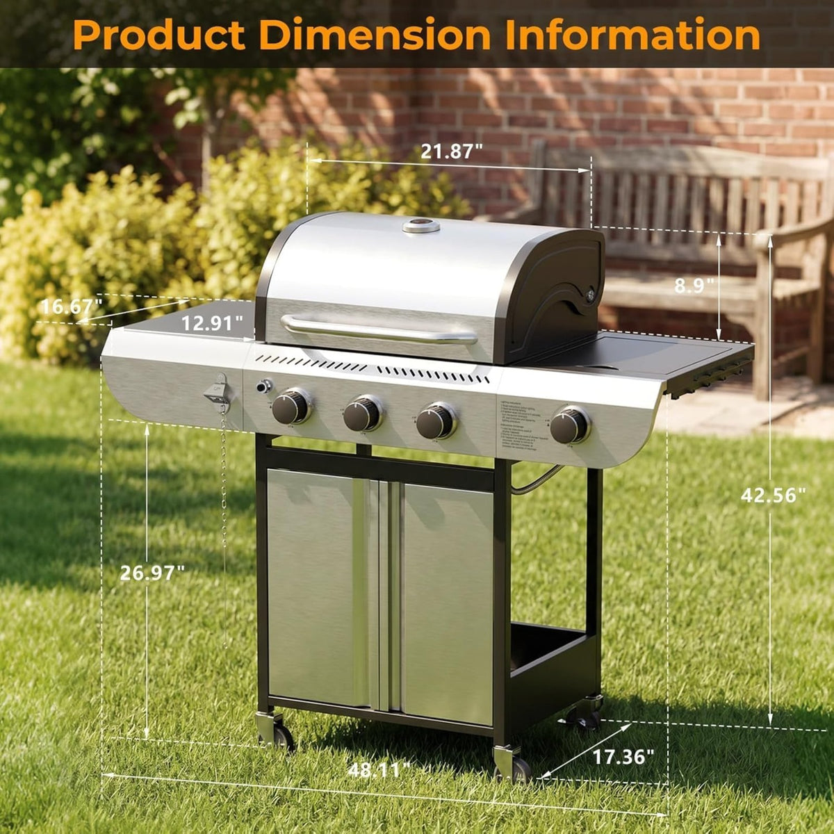 COWSAR Gas Grill BA0131A