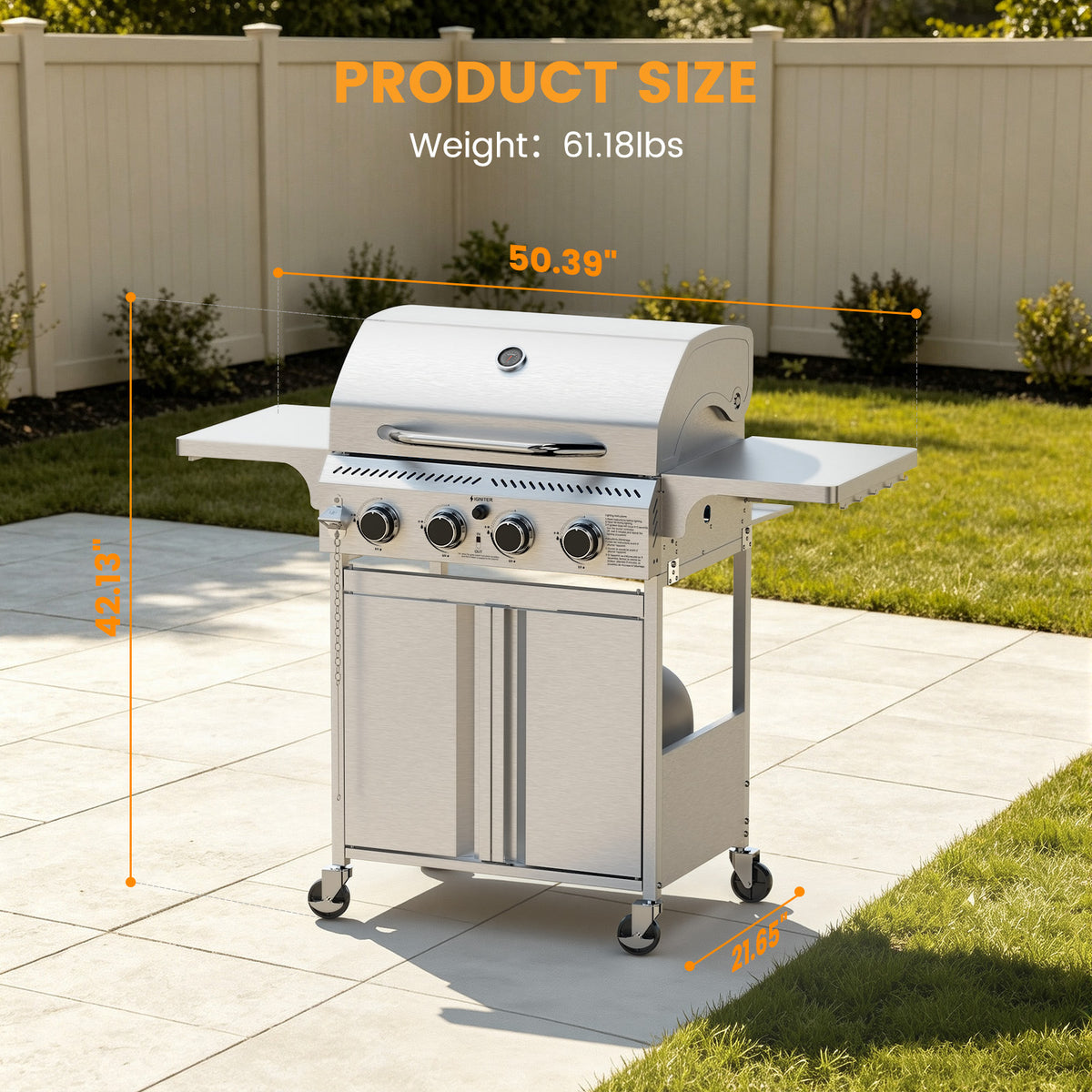 COWSAR Gas Grill BA0140F