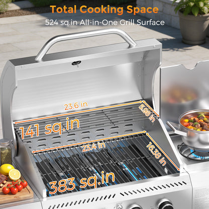 COWSAR Gas Grill-BA0141B