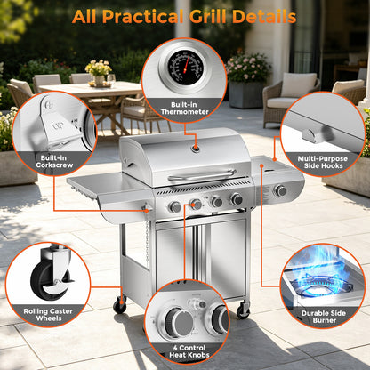 COWSAR Gas Grill-BA0141B