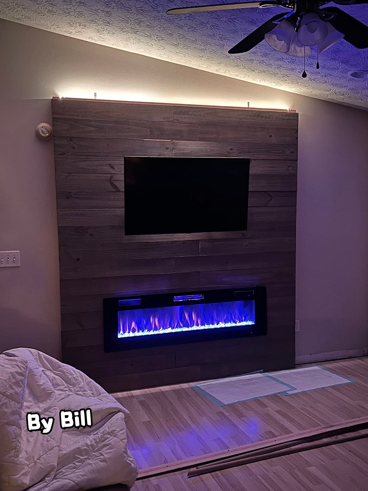 Electric Fireplace Insert 30/36/42/50/60/68 Inch 750W/1500W