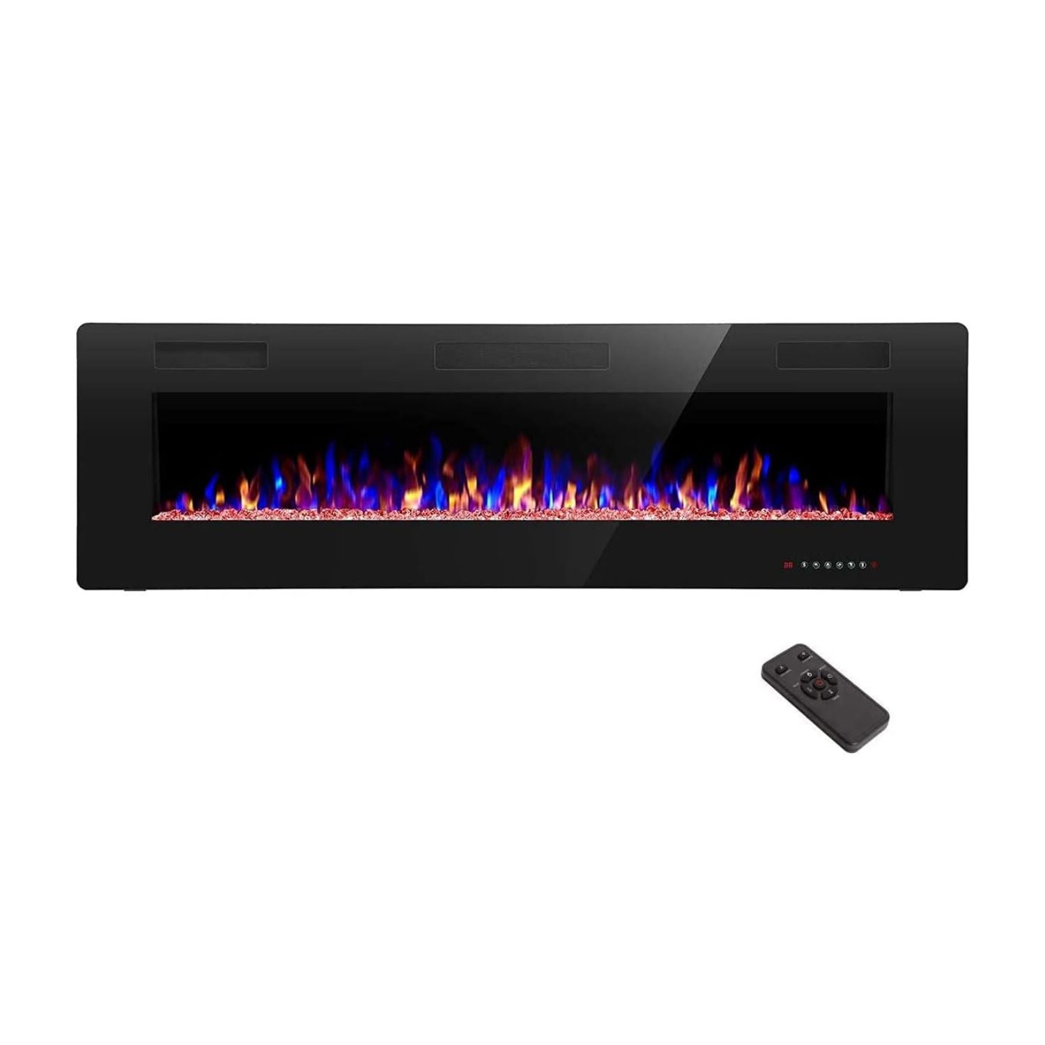 Electric Fireplace Recessed & Wall Mounted 30"–68"