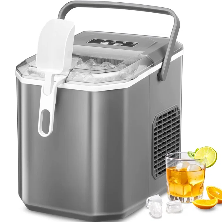 COWSAR 26 Lb. Daily Production Bullet Clear Ice Portable Ice Maker Cowsar