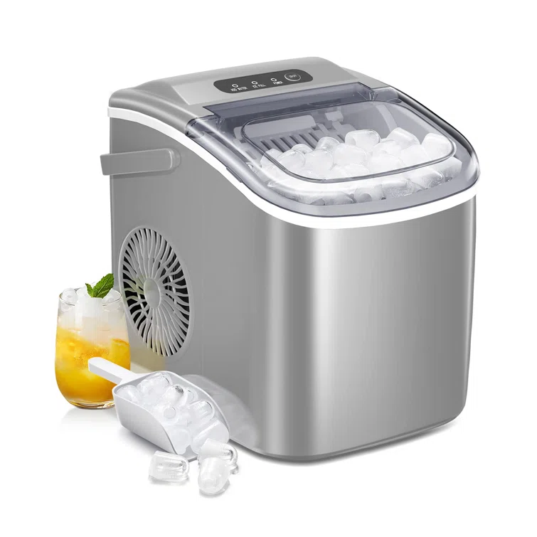 COWSAR 26 Lb. Daily Production Bullet Clear Ice Portable Ice Maker Cowsar