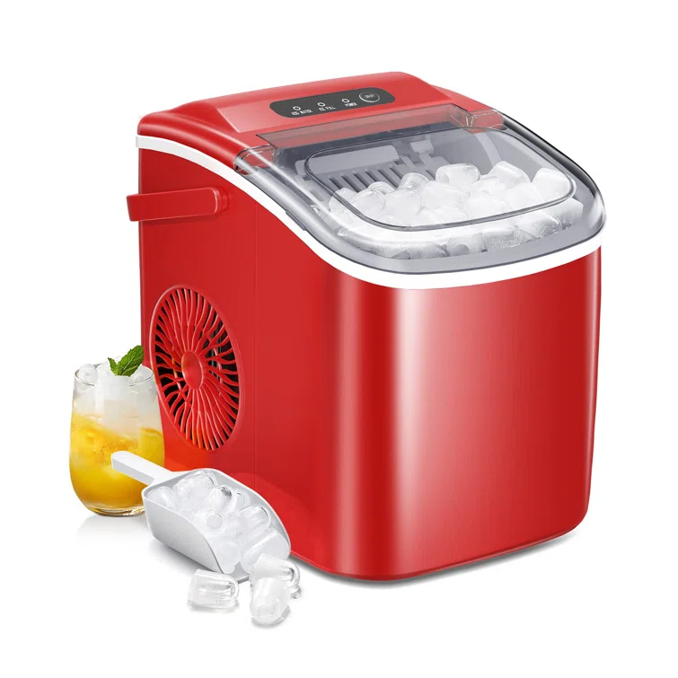 COWSAR 26 Lb. Daily Production Bullet Clear Ice Portable Ice Maker Cowsar