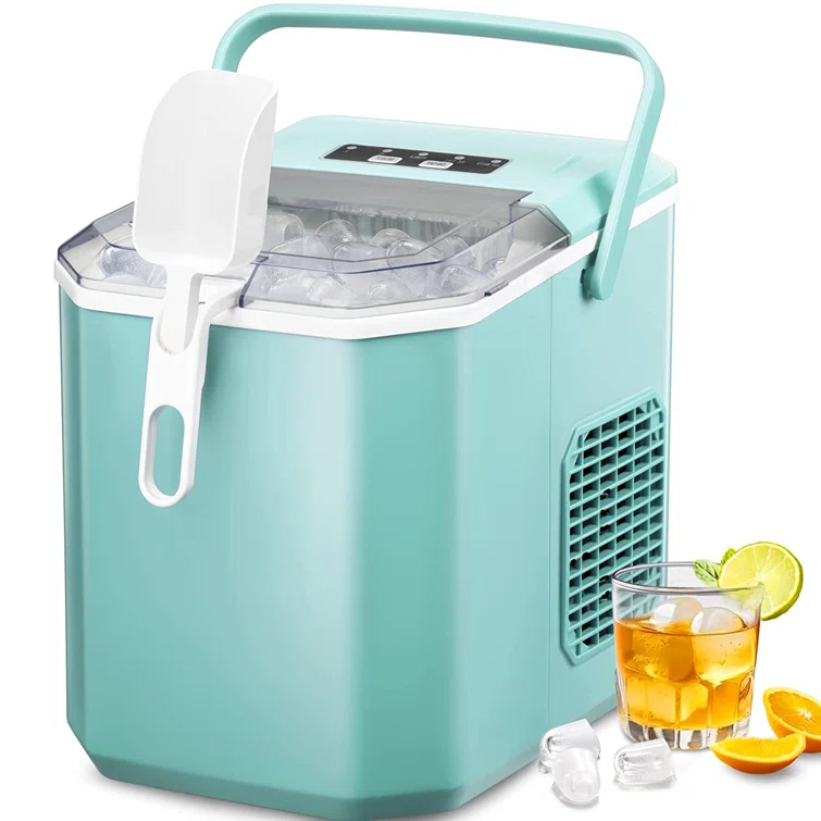 COWSAR 26 Lb. Daily Production Bullet Clear Ice Portable Ice Maker Cowsar