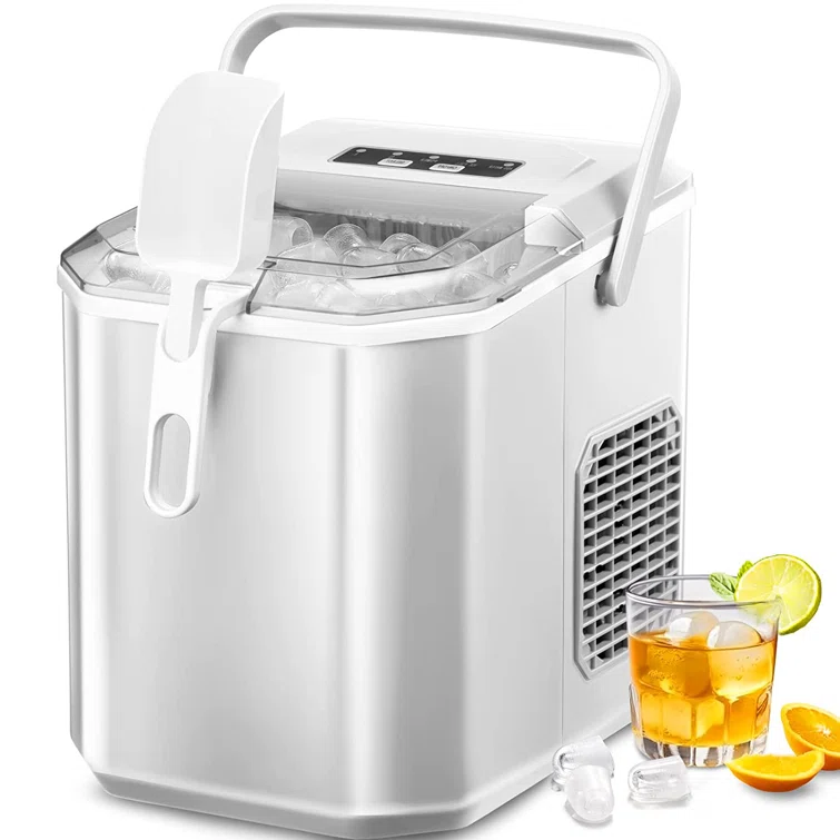 COWSAR 26 Lb. Daily Production Bullet Clear Ice Portable Ice Maker Cowsar