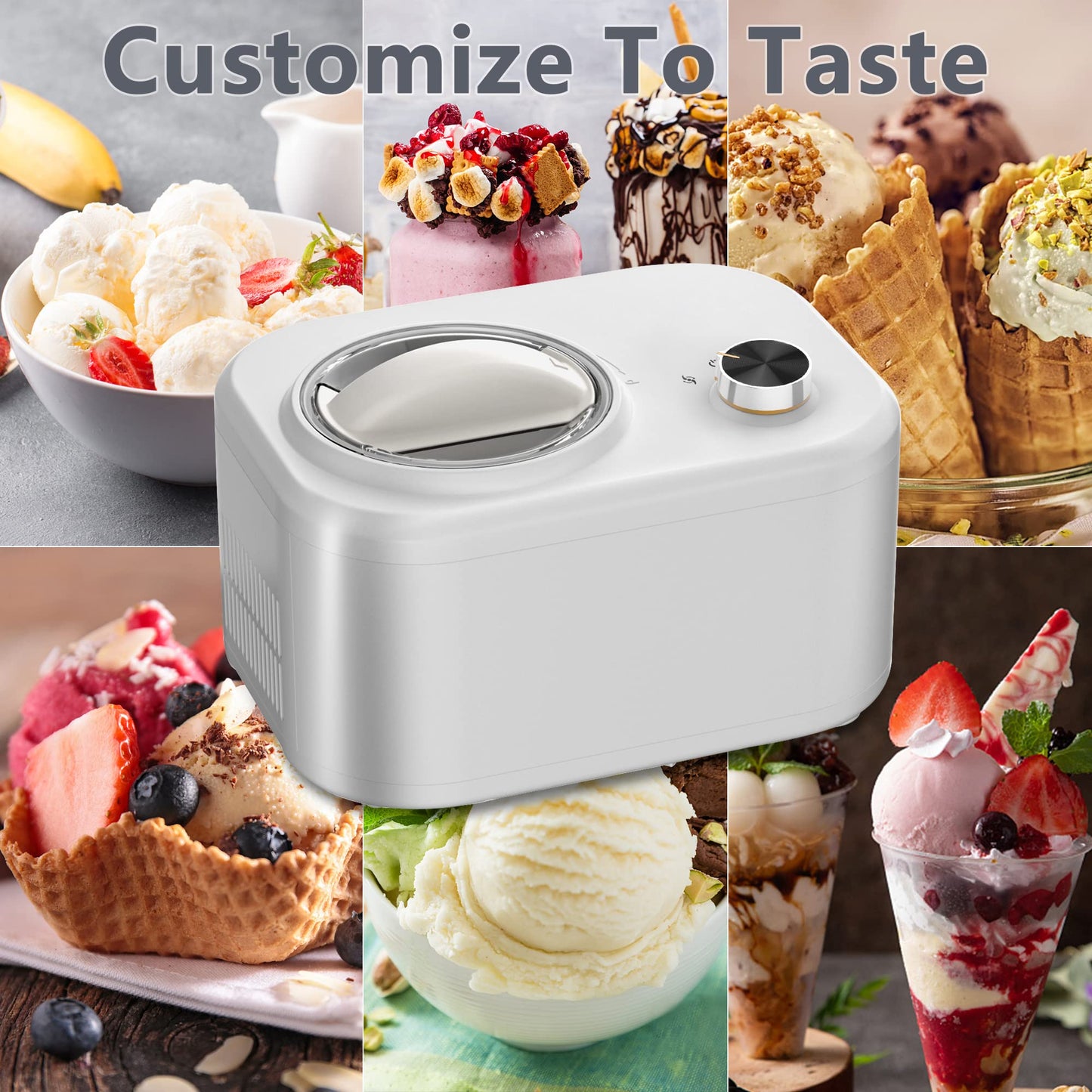 COWSAR Fully Automatic Ice Cream Maker IC3908 Cowsar