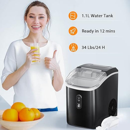 Nugget Countertop Ice Maker 33lbs in 24H