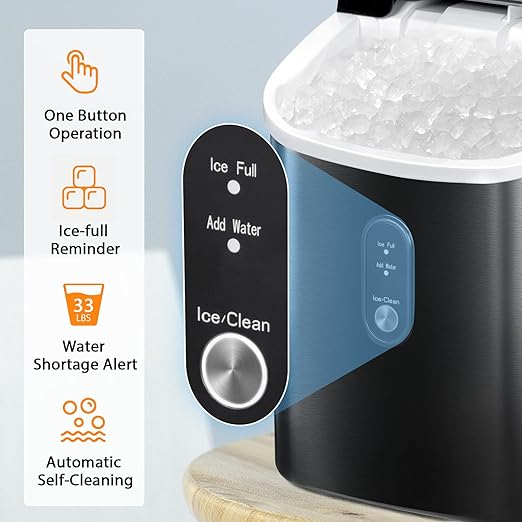 Nugget Countertop Ice Maker 33lbs in 24H