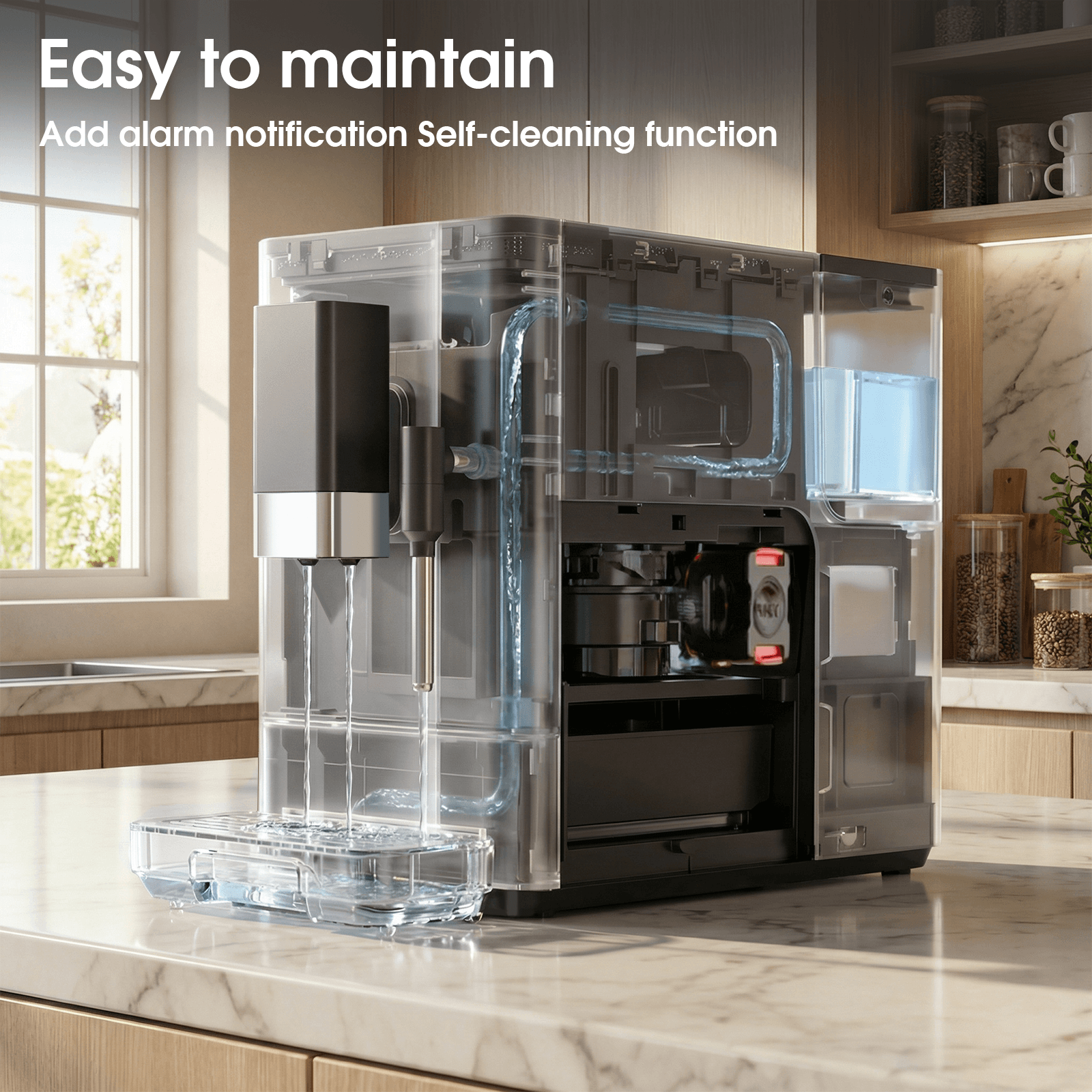 20 Bar Super Automatic Espresso Machine with Grinder