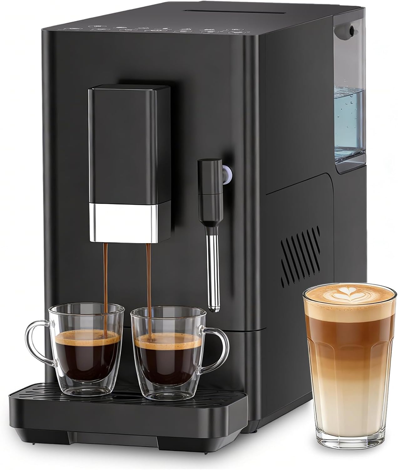 20 Bar Automatic Espresso Machine with Grinder