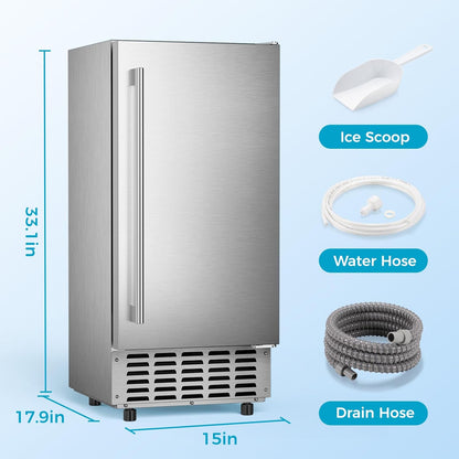 Commercial Nugget Ice  Maker  66lbs/24H