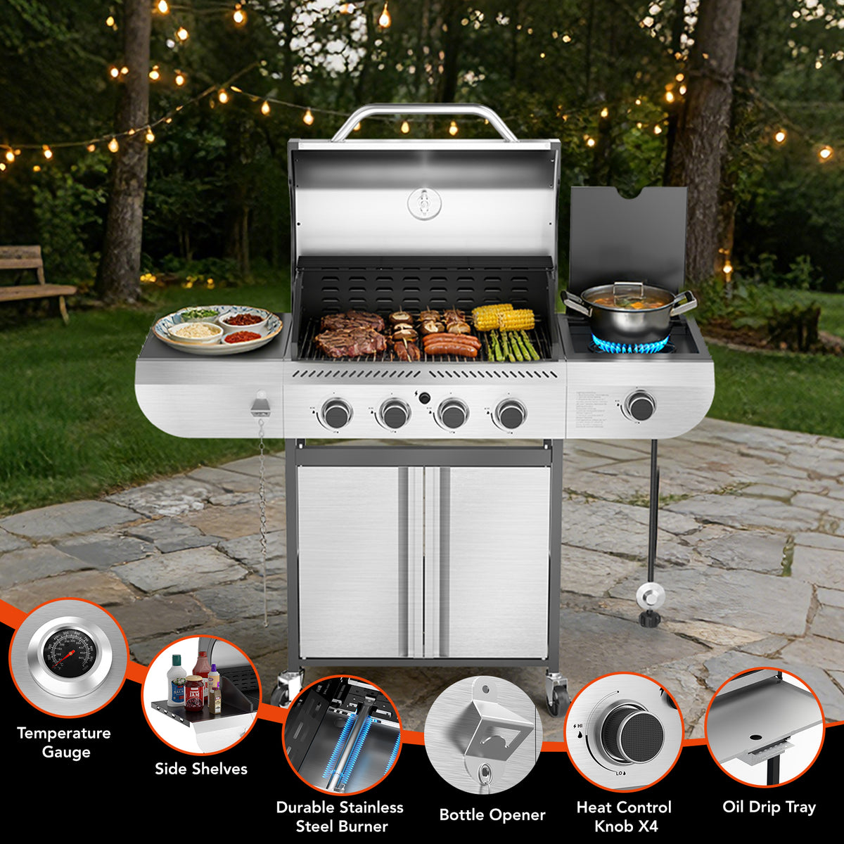 COWSAR Gas Grill BA0141A
