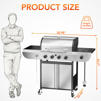 COWSAR Gas Grill BA0141A