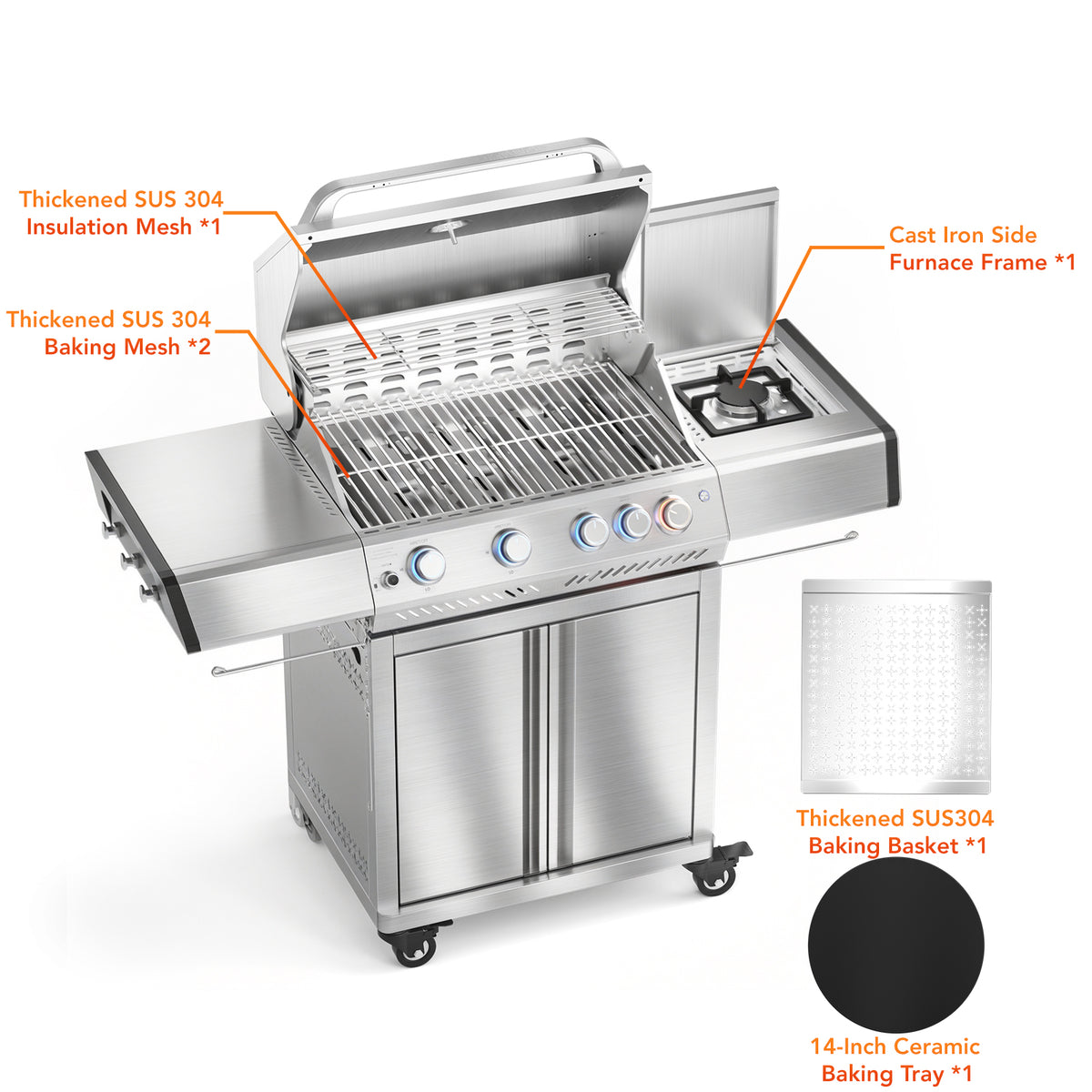 COWSAR Gas Grill G0141E