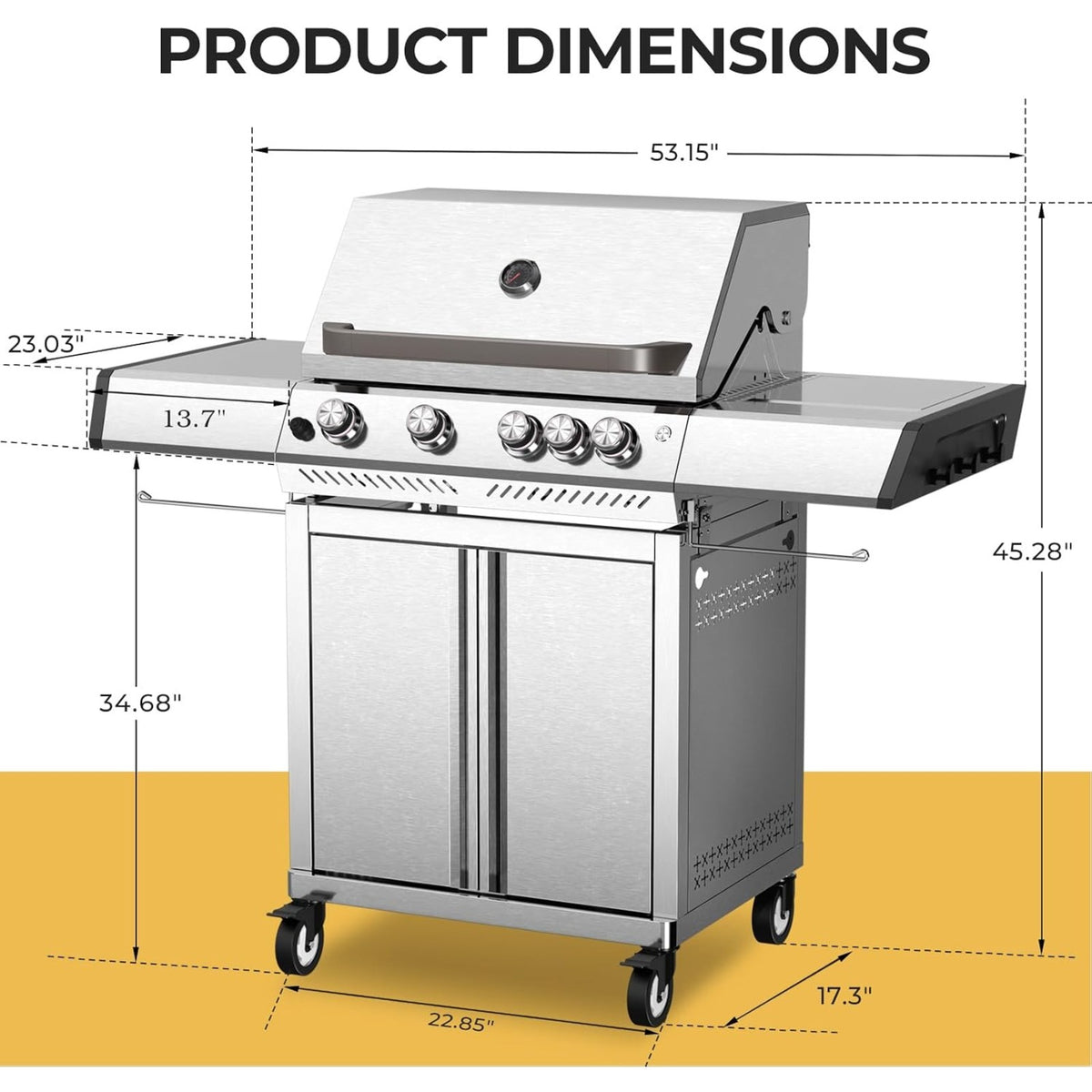 COWSAR Gas Grill G0141E