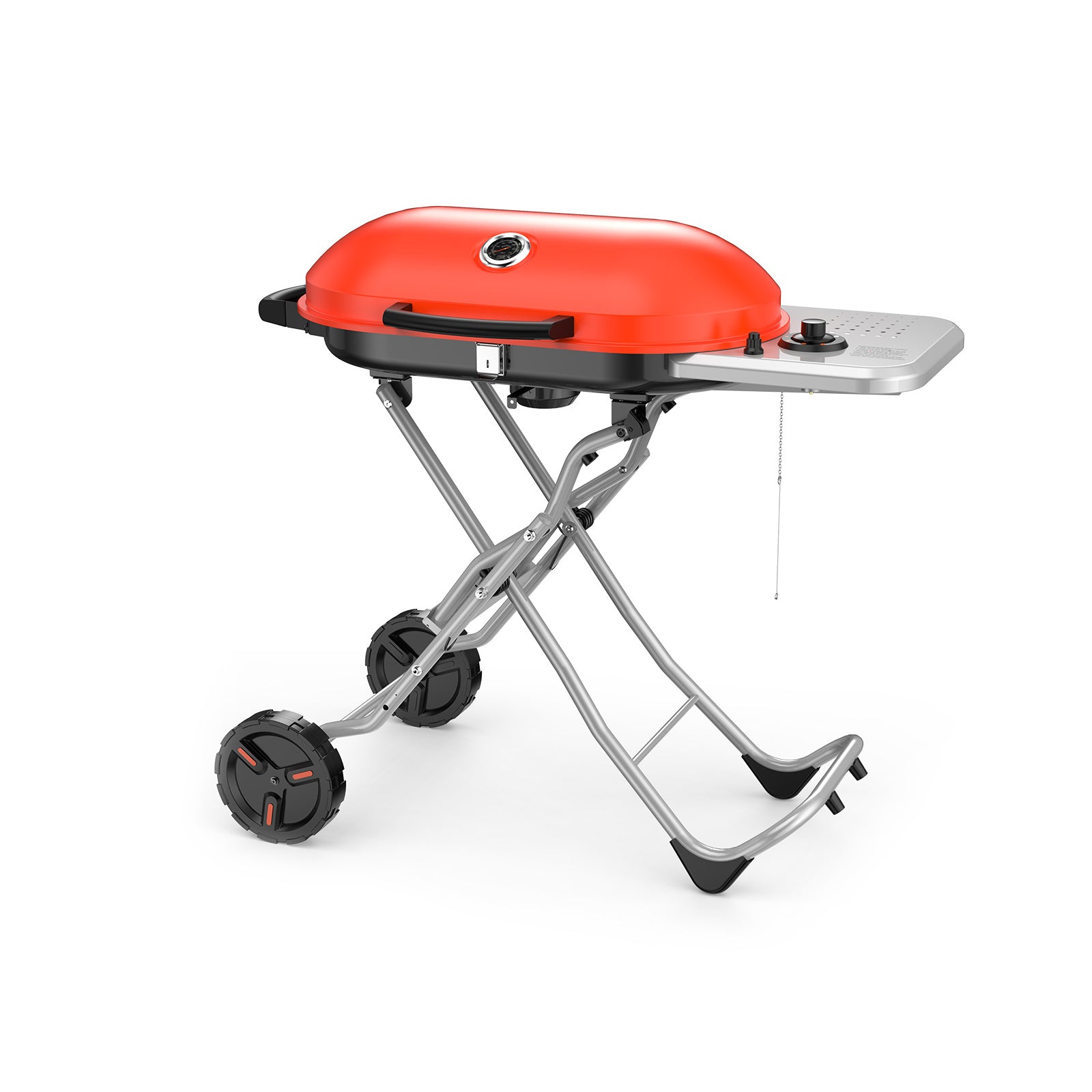 Portable Propane Gas Grill with Folding Cart 15000 BTU