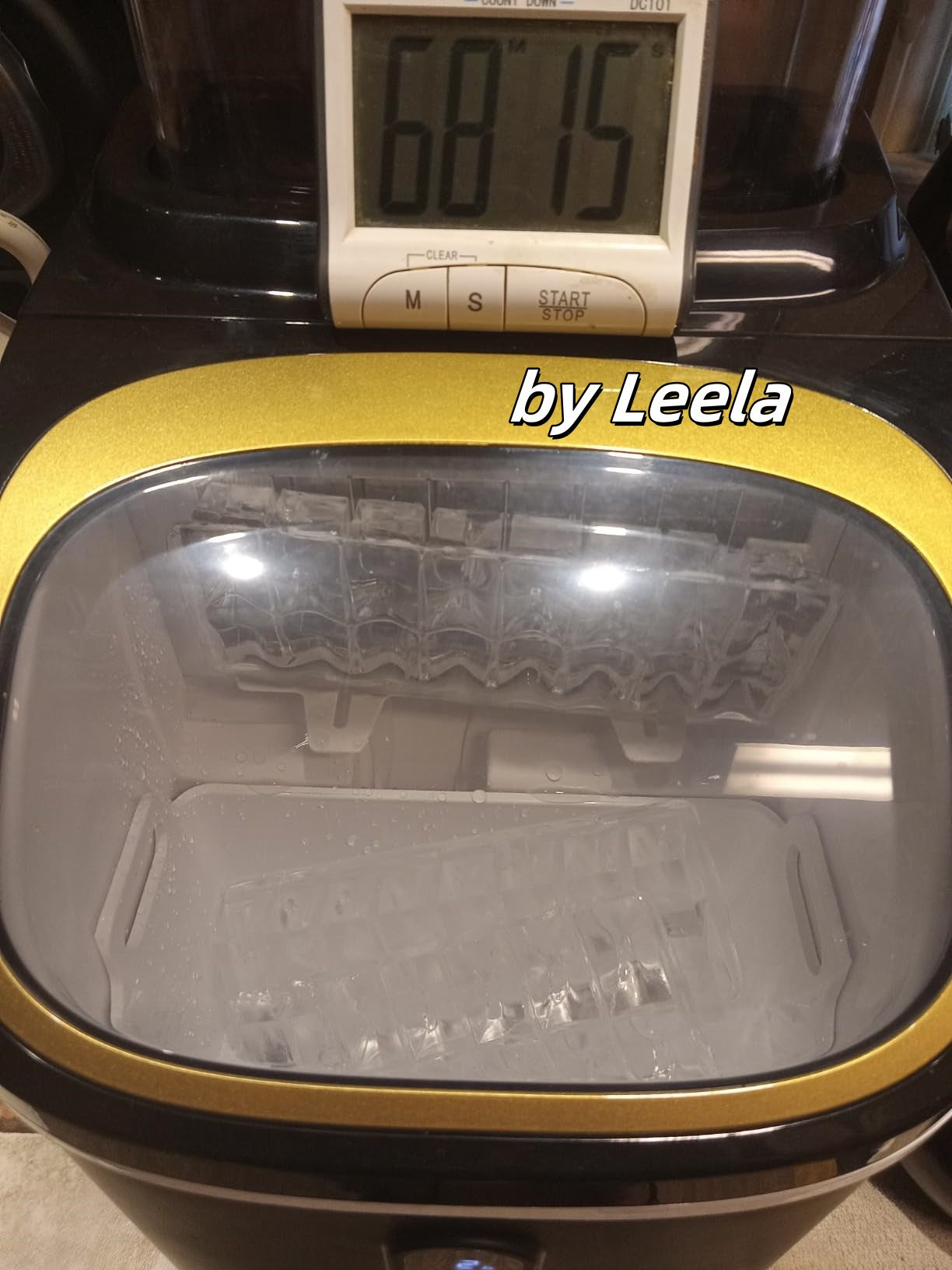 30lbs/24H Countertop Cube Ice Maker