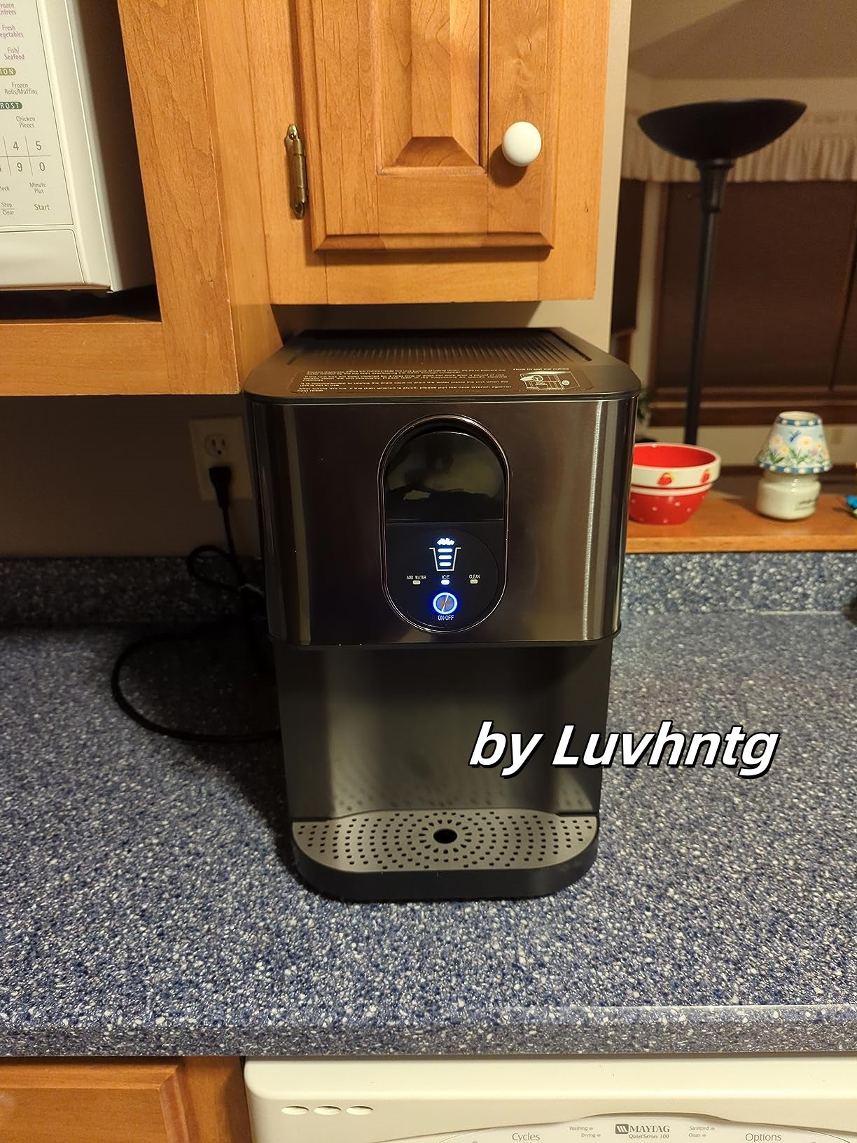 44lbs/24H Nugget Ice Maker Countertop Dispenser