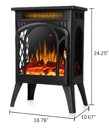 Portable Electric Fireplace Stove Heater